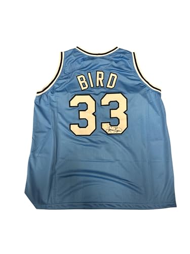 Larry Bird Indiana State Sycamores Autographed Signed Jersey BIRD Player Hologram Certified