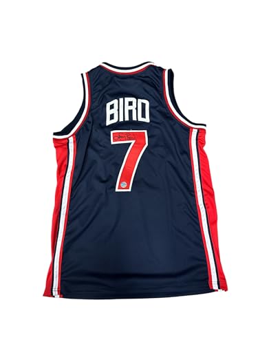 Larry Bird Team USA Autographed Signed Jersey BIRD Player Hologram Certified