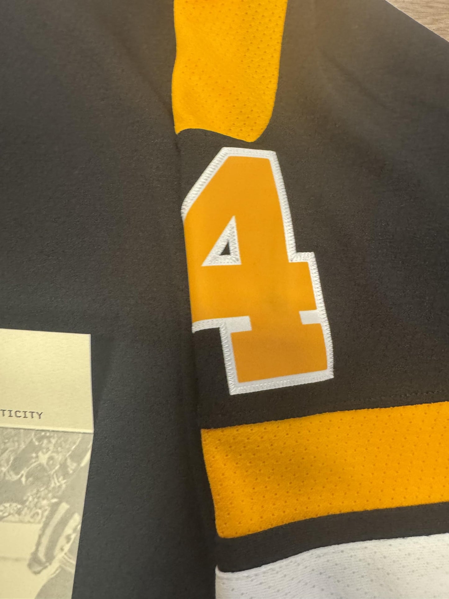 Bobby Orr Bruins Autographed Signed Mitchell & Ness Licensed Jersey Great North Orr Hologram and COA Card