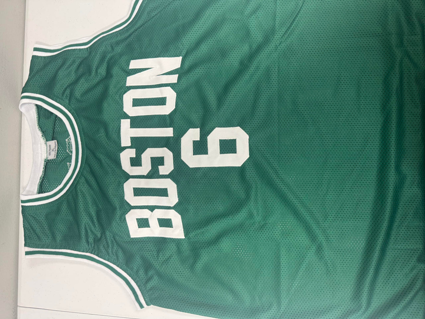 Bill Rusell Boston Celtics Autographed Jersey Hollywood Collectibles Certified